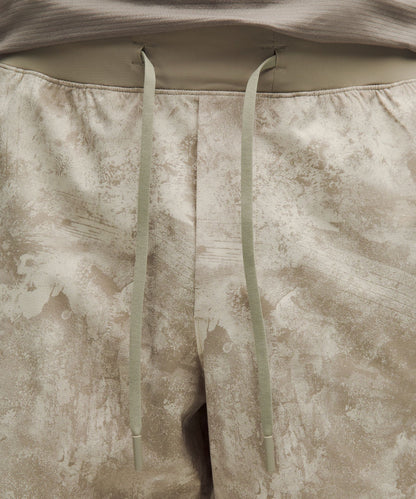 Lululemon Zeroed In Linerless Short 7" Carbon Crunch Sheer Oak Multi