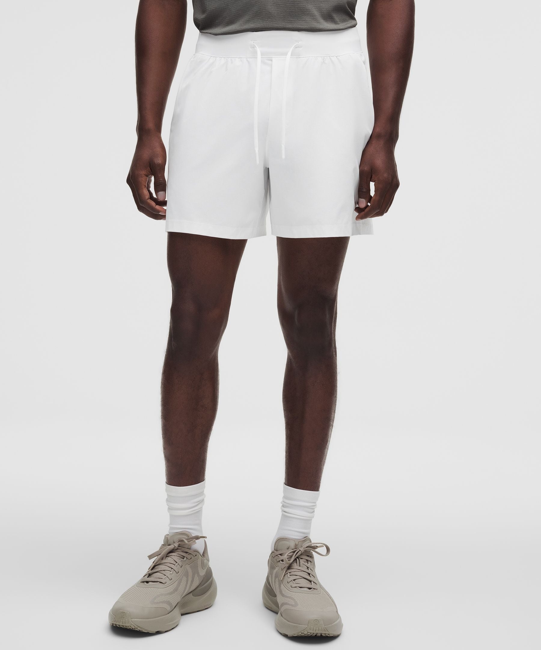 Lululemon Zeroed In Linerless Short 5" White
