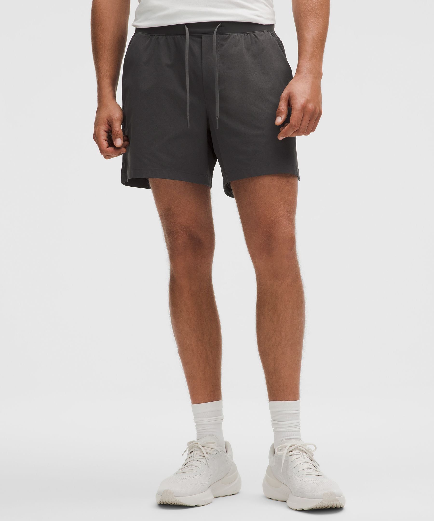 Lululemon Zeroed In Linerless Short 5" Graphite Grey