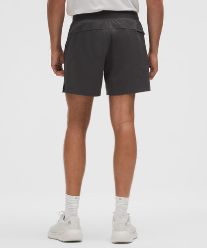 Lululemon Zeroed In Linerless Short 5" Graphite Grey
