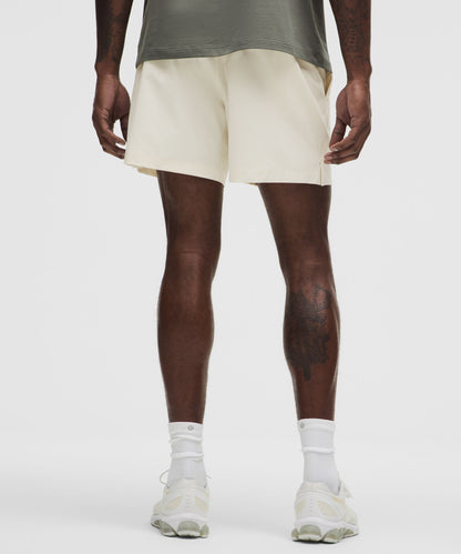 Lululemon Zeroed In Linerless Short 5" Light Ivory