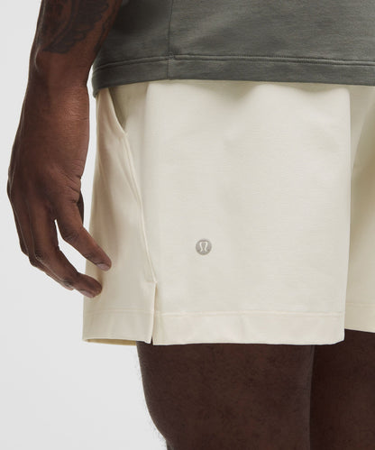 Lululemon Zeroed In Linerless Short 5" Light Ivory