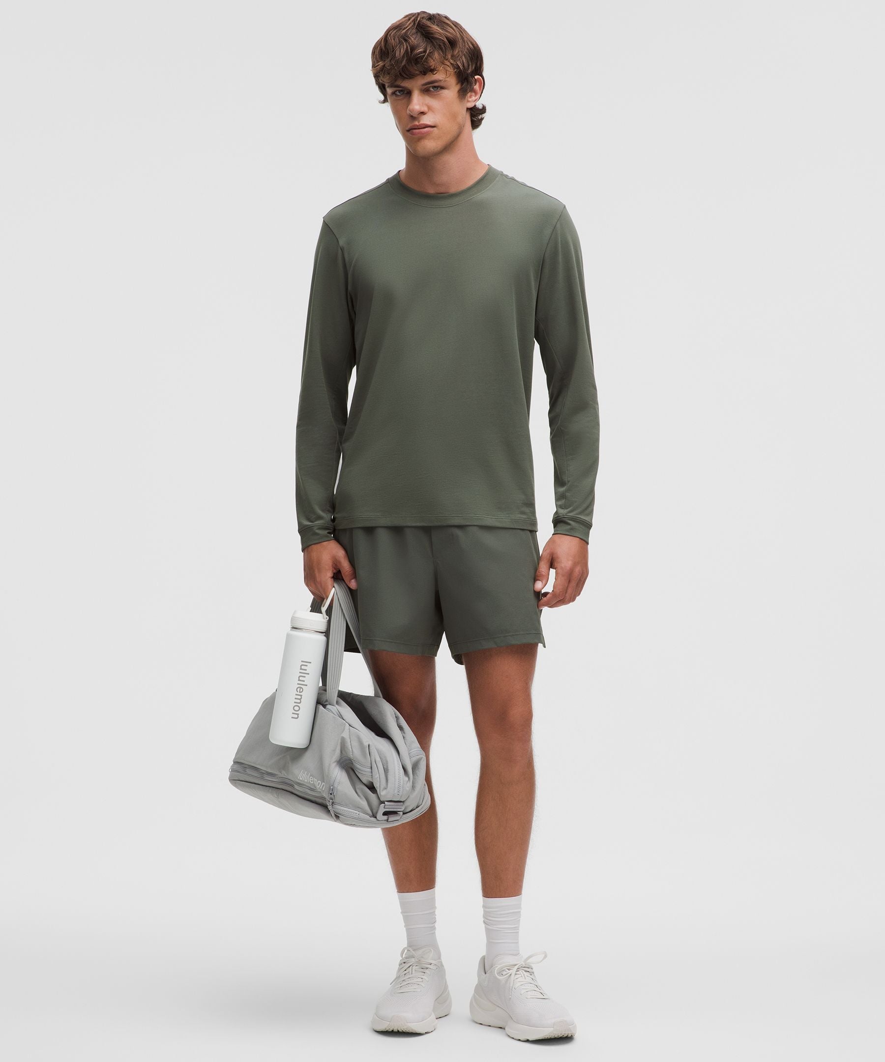 Lululemon Zeroed In Linerless Short 5" Palm Deco
