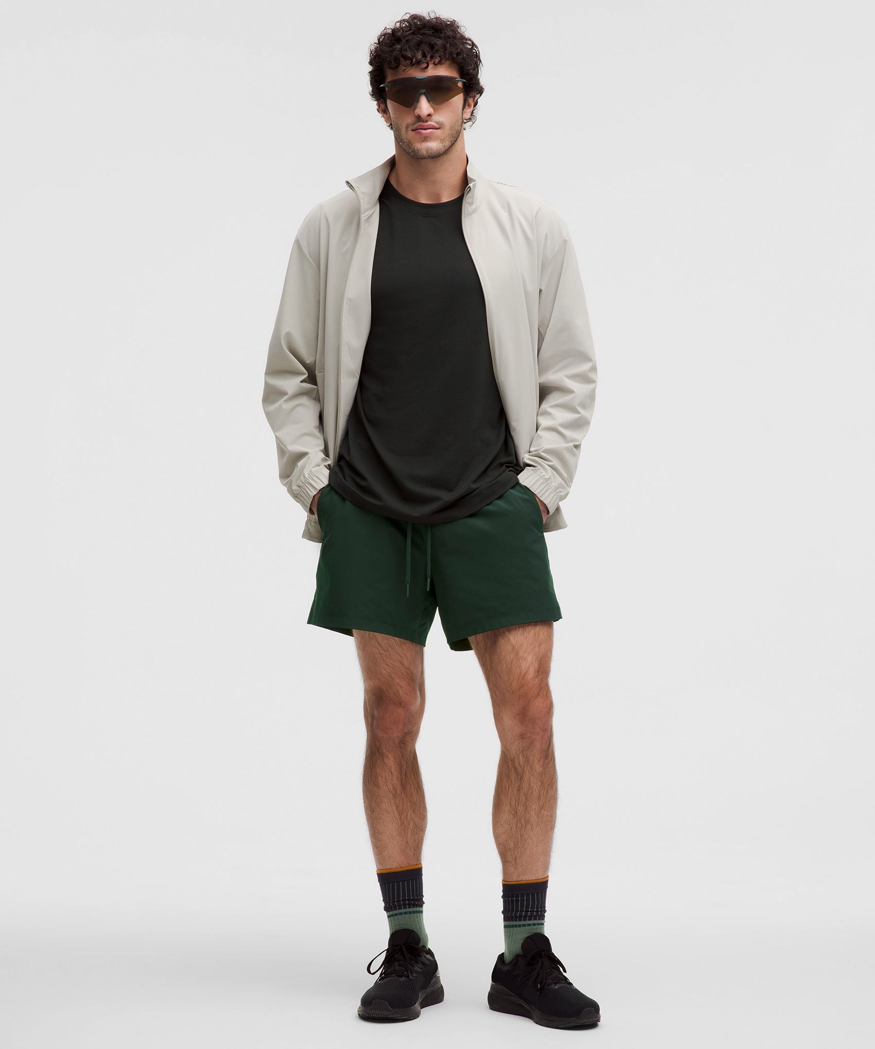 Lululemon Zeroed In Linerless Short 5" Rainforest Green