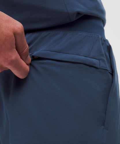 Lululemon Zeroed In Linerless Short 5" Blue Twill