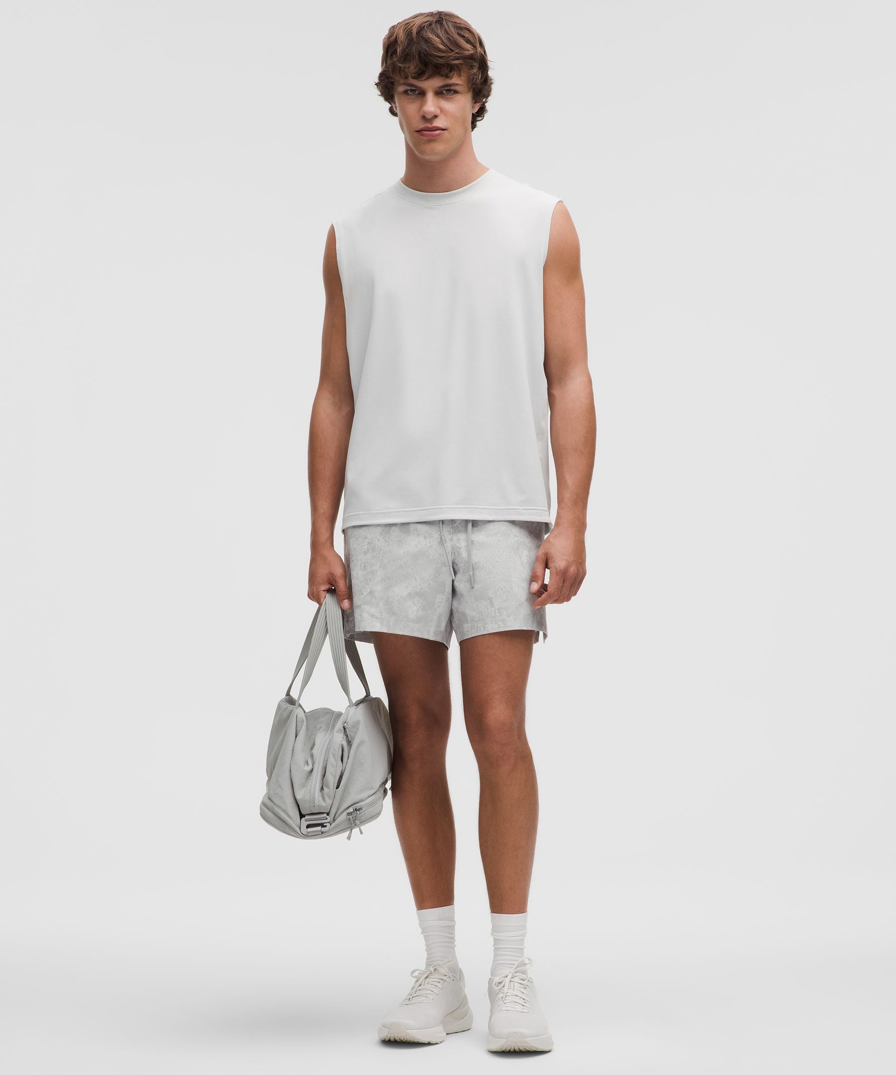 Lululemon Zeroed In Linerless Short 5" Carbon Crunch Vapor Multi