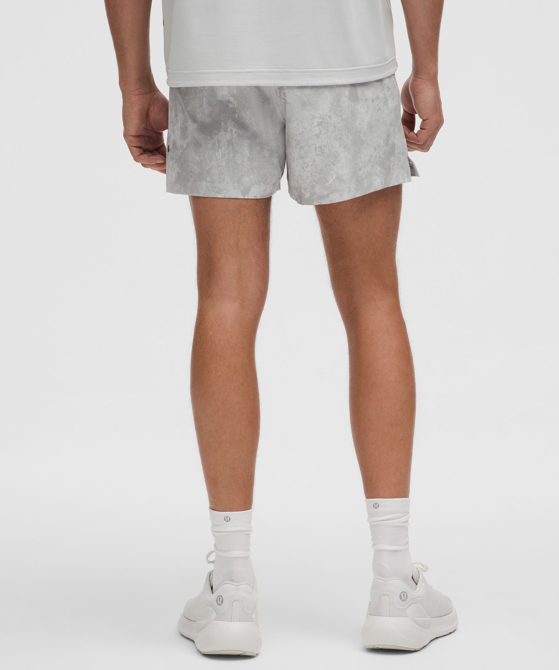 Lululemon Zeroed In Linerless Short 5" Carbon Crunch Vapor Multi