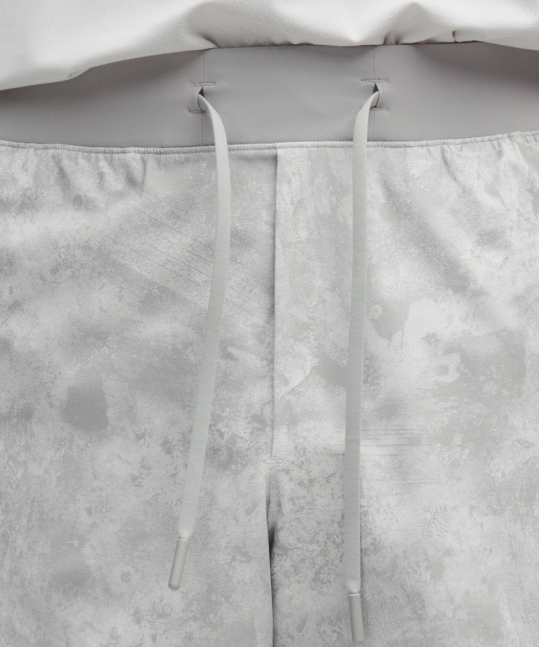 Lululemon Zeroed In Linerless Short 5" Carbon Crunch Vapor Multi