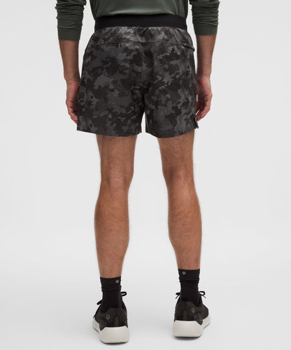 Lululemon Zeroed In Linerless Short 5" Thawed Camo Black Multi