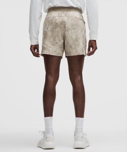 Lululemon Zeroed In Linerless Short 5" Carbon Crunch Sheer Oak Multi