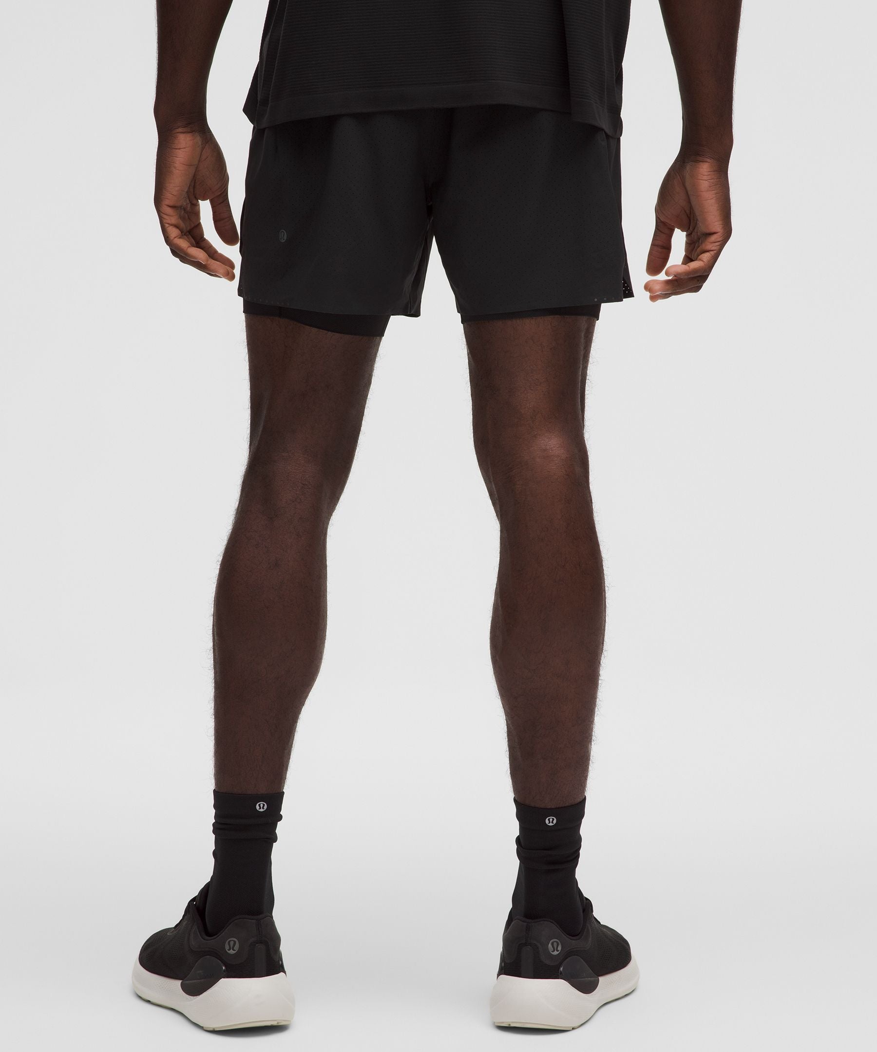 Lululemon Fast and Free Lined Running Short 5" Black