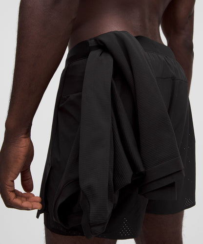 Lululemon Fast and Free Lined Running Short 5" Black