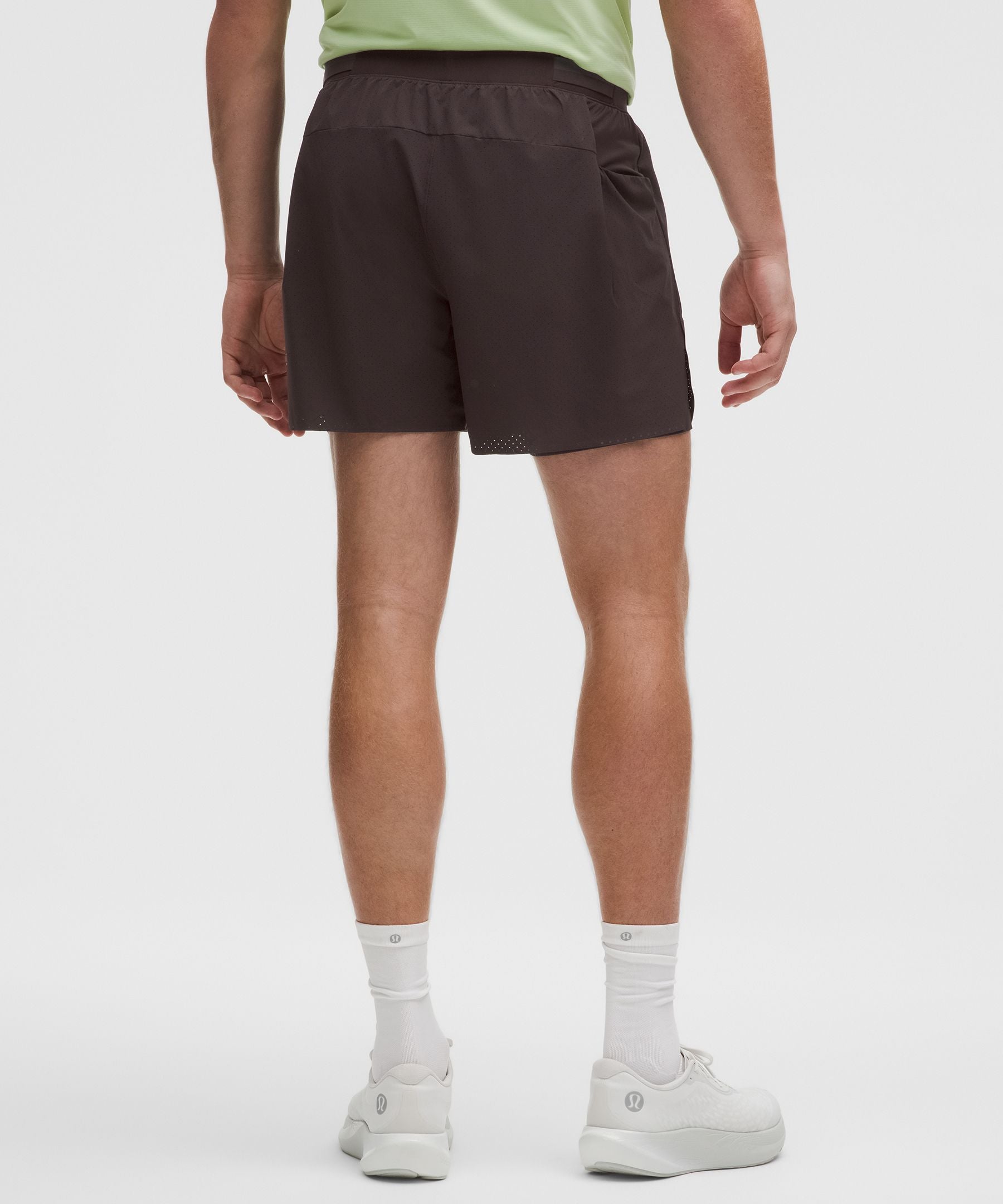 Lululemon Fast and Free Lined Running Short 5" Sequoia