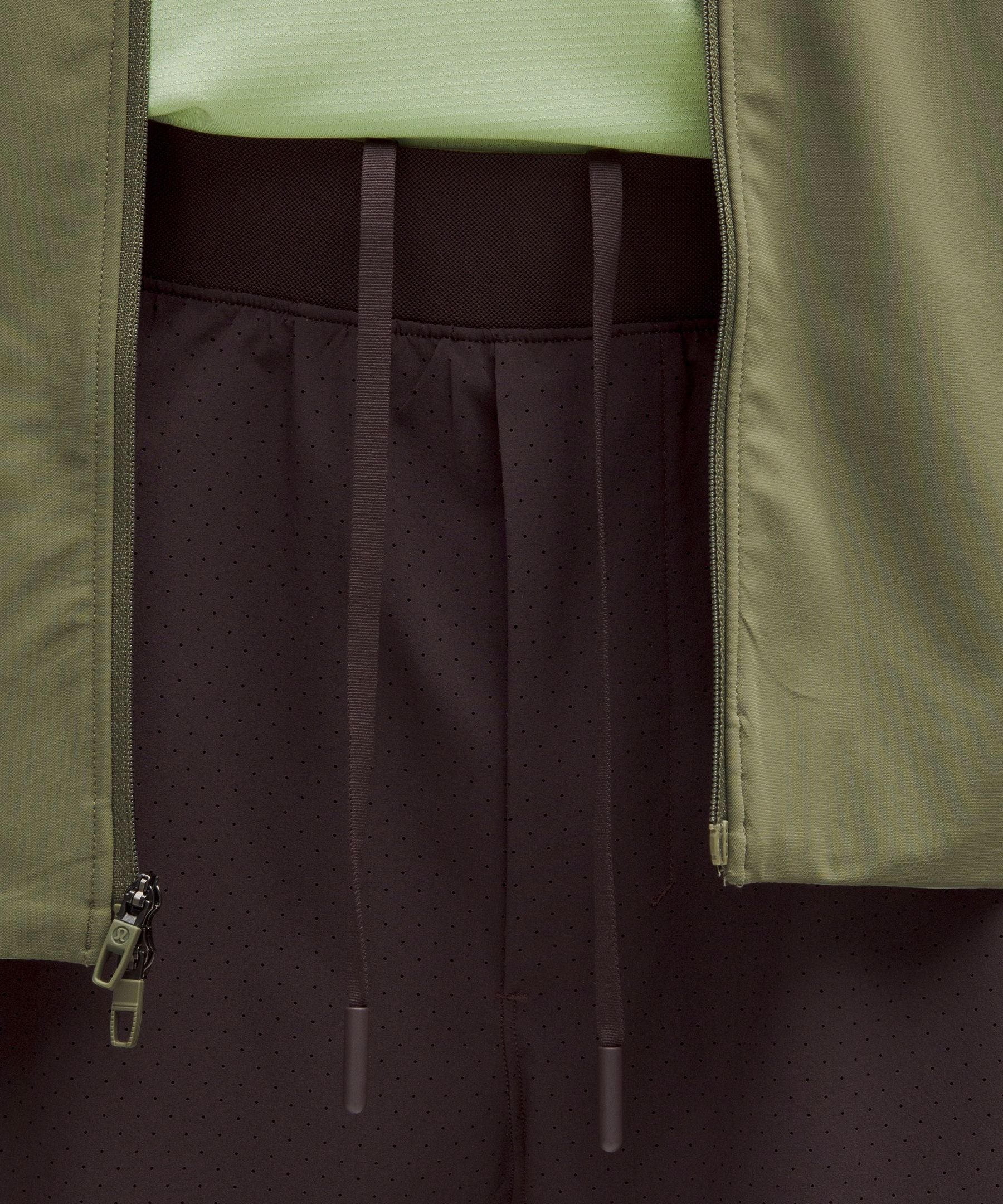 Lululemon Fast and Free Lined Running Short 5" Sequoia