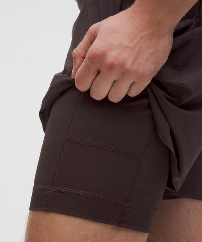 Lululemon Fast and Free Lined Running Short 5" Sequoia