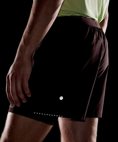 Lululemon Fast and Free Lined Running Short 5" Sequoia