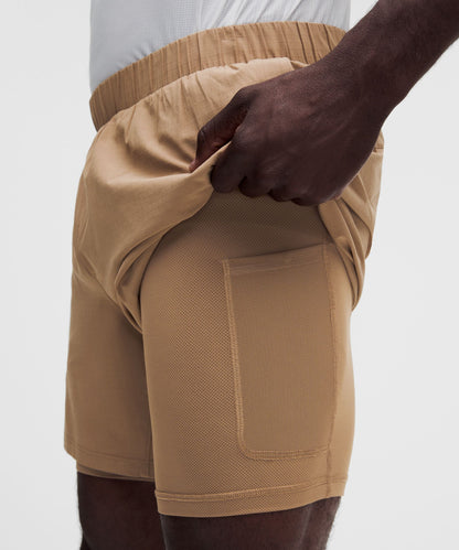 Lululemon Mile Maker Ripstop Lined Short 6"