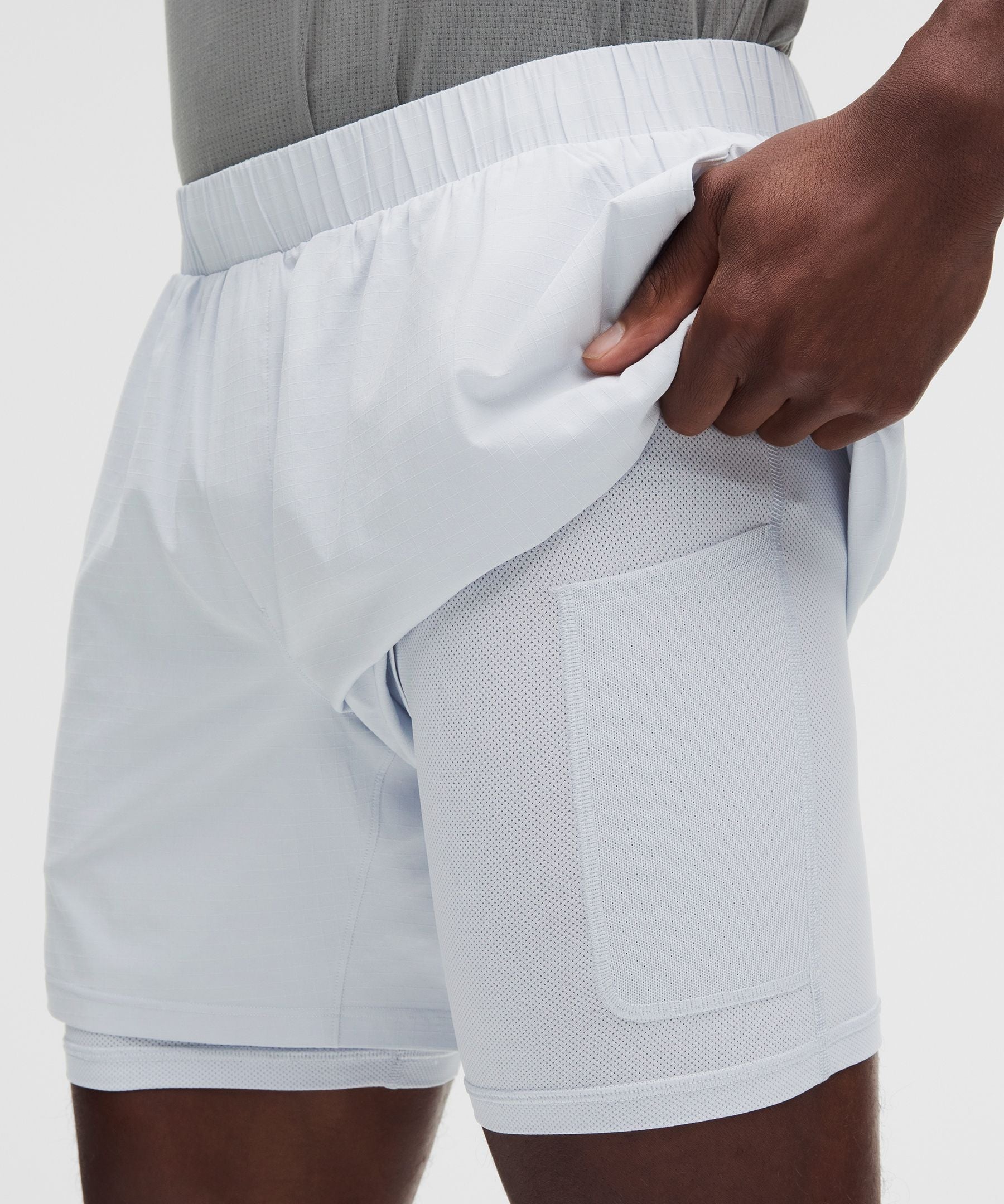 Lululemon Mile Maker Ripstop Lined Short 6"