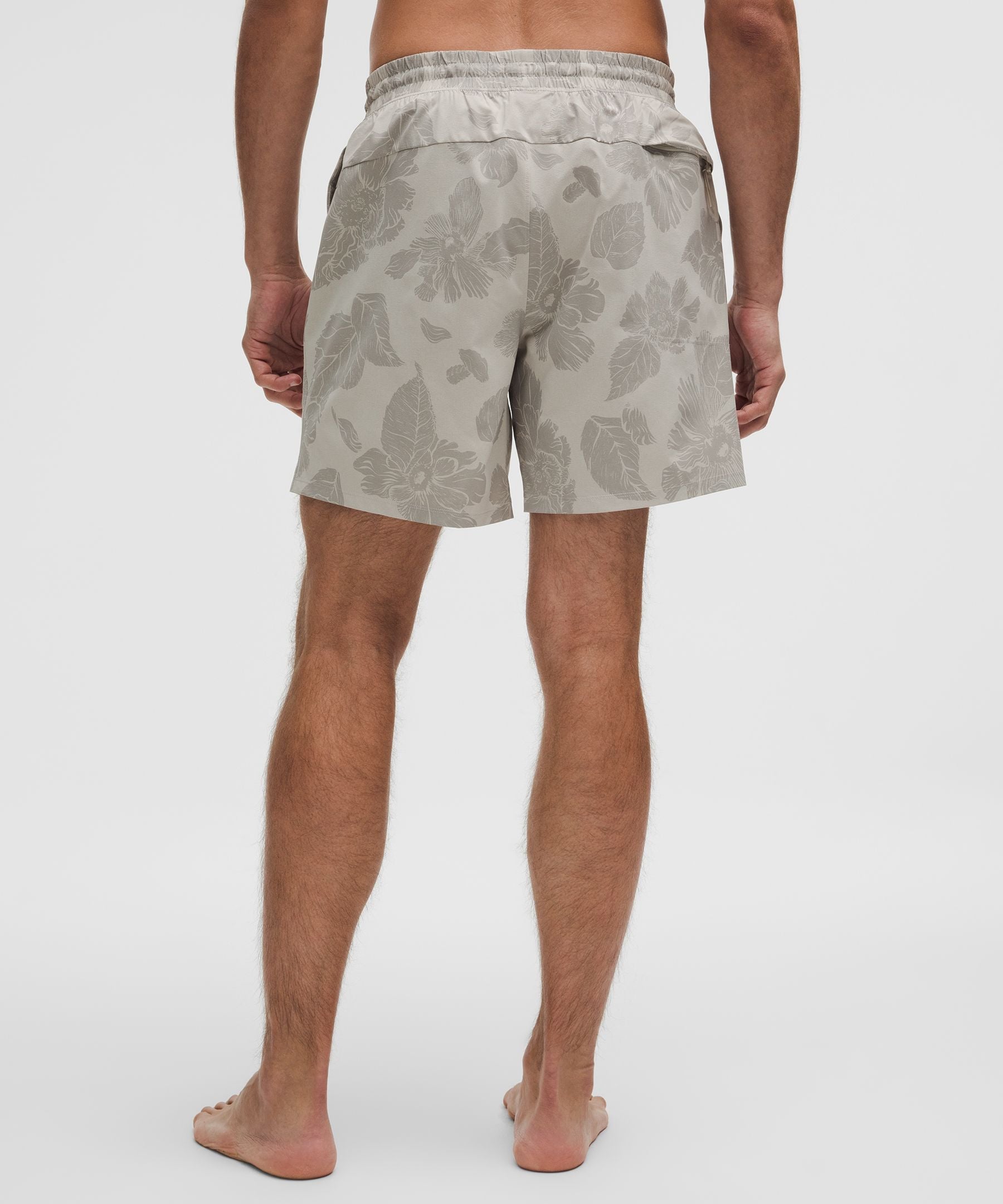 Lululemon Swim Short 7" *Lined Carved Flower Gray Multi