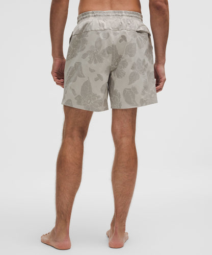 Lululemon Swim Short 7" *Lined Carved Flower Gray Multi