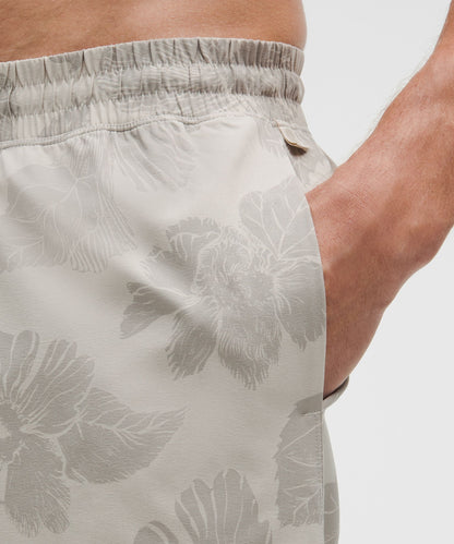 Lululemon Swim Short 7" *Lined Carved Flower Gray Multi