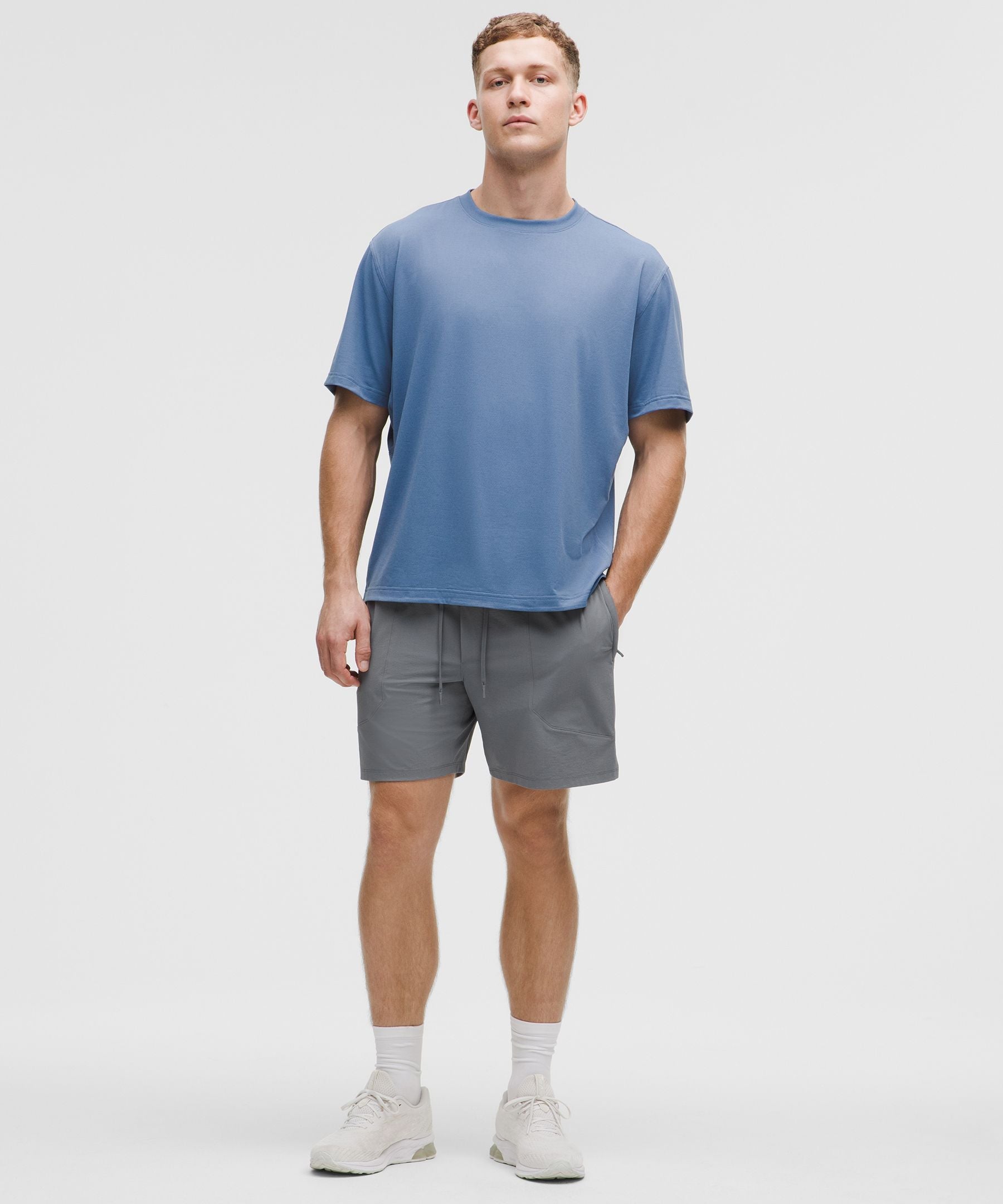 Lululemon License to Train Linerless Short 7" *Updated Solar Grey