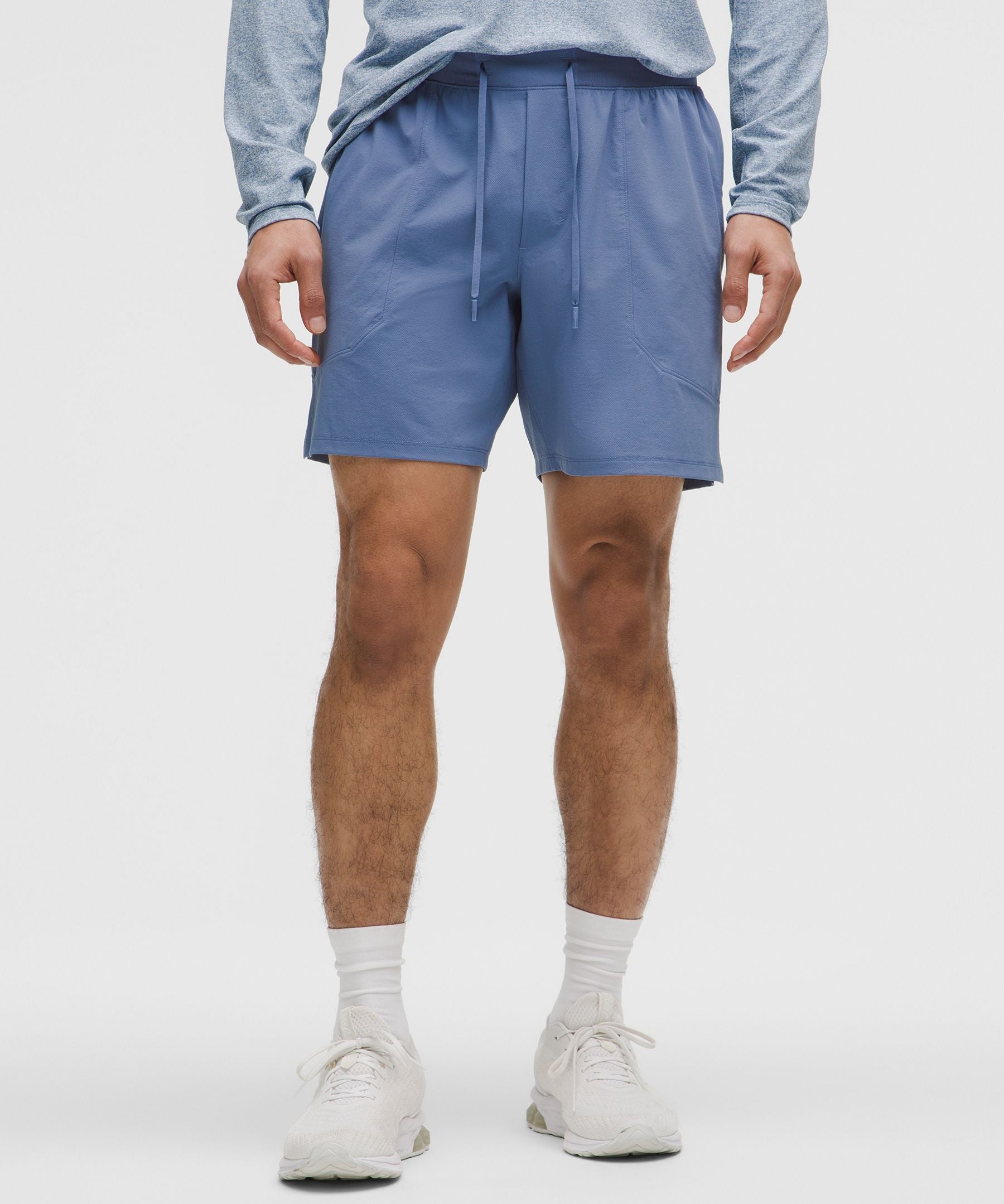 Lululemon License to Train Linerless Short 7" *Updated Washed Denim