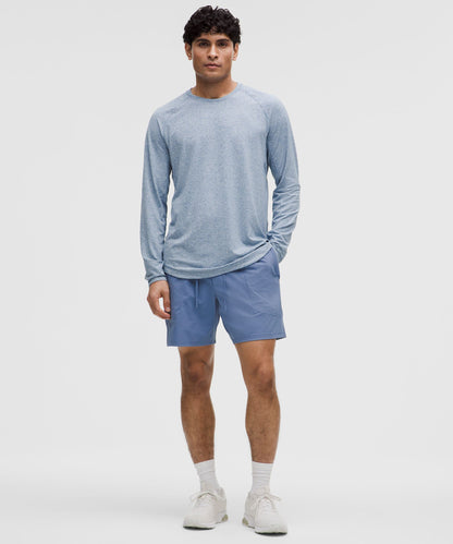 Lululemon License to Train Linerless Short 7" *Updated Washed Denim