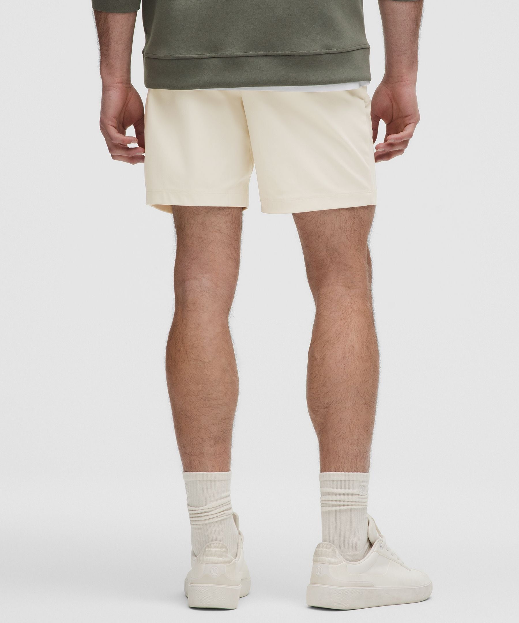 Lululemon ABC Classic-Fit Short 7" *Warpstreme Light Ivory