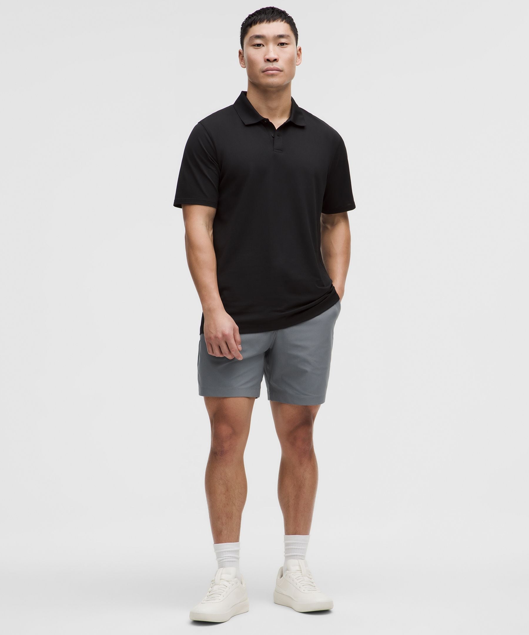 Lululemon ABC Classic-Fit Short 7" *Warpstreme Solar Grey