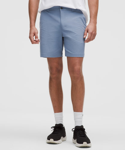 Lululemon ABC Classic-Fit Short 7" *Warpstreme Washed Denim