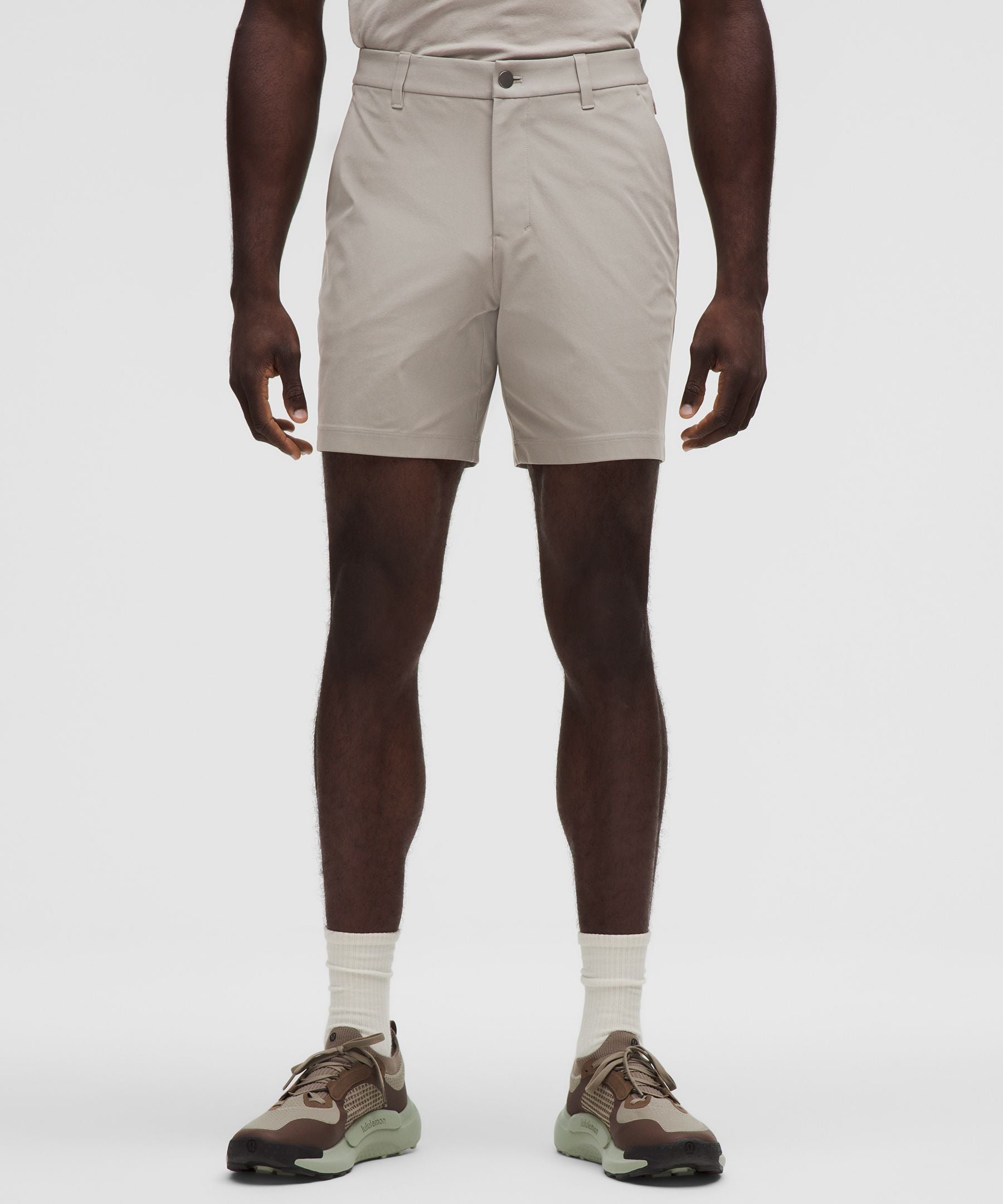 Lululemon ABC Classic-Fit Short 7" *Warpstreme Warm Ash Grey