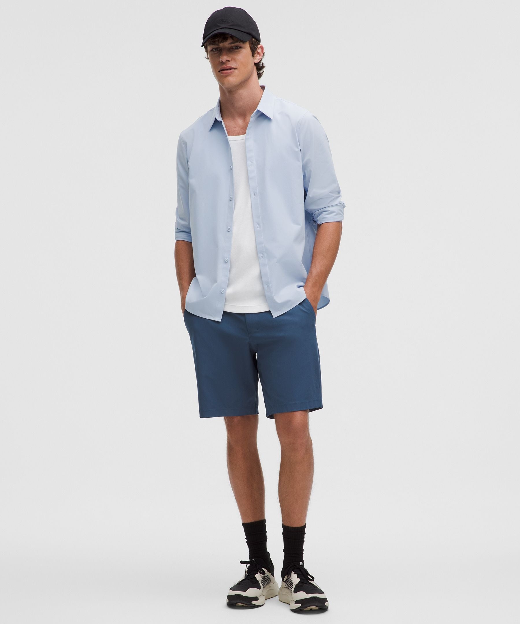 Lululemon ABC Classic-Fit Short 9" *Warpstreme Blue Twill