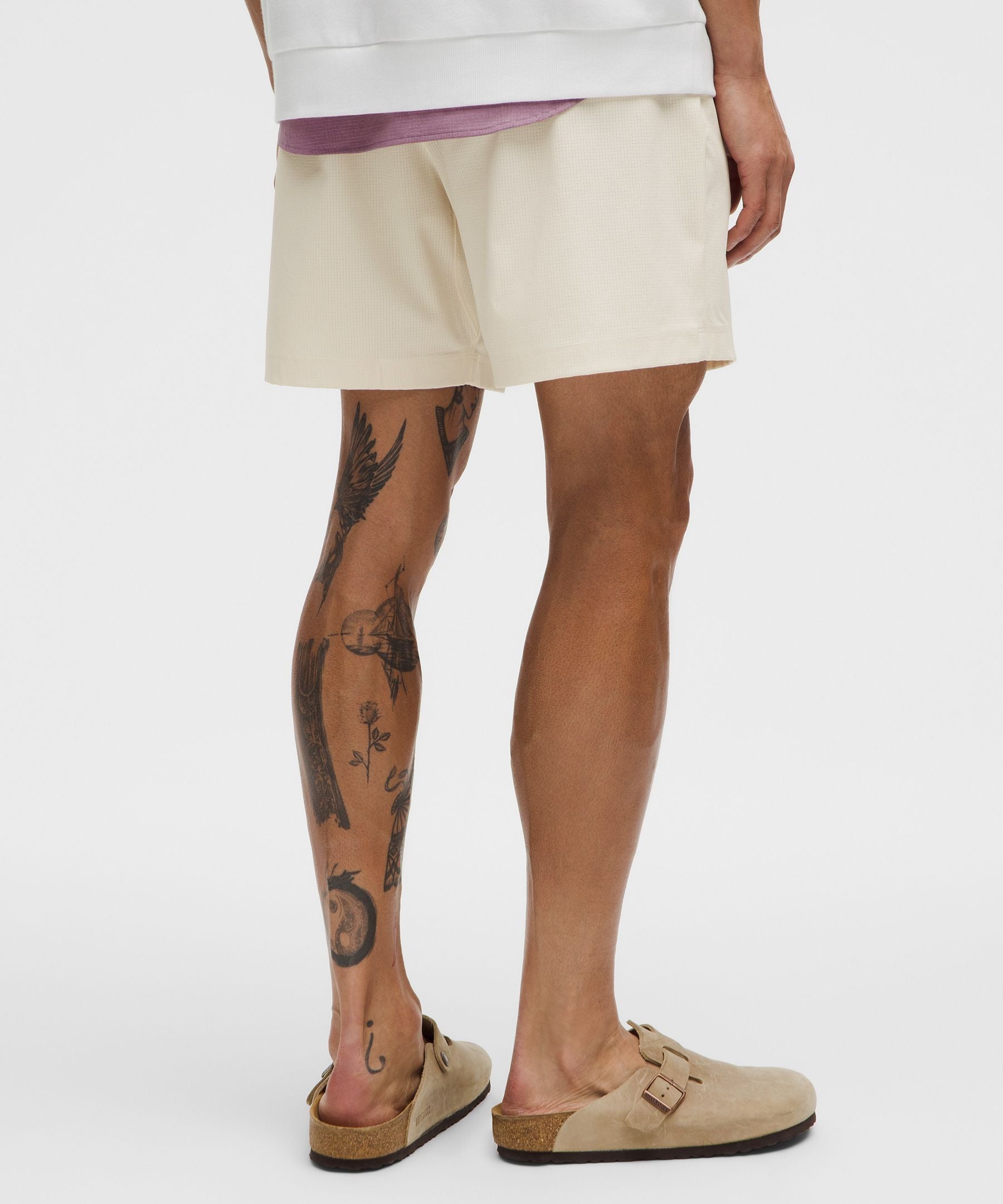 Lululemon ABC WovenAir Pull-On Short 7" Light Ivory