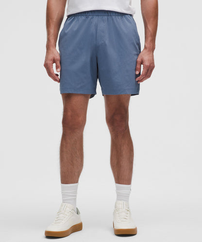 Lululemon ABC WovenAir Pull-On Short 7" Washed Denim
