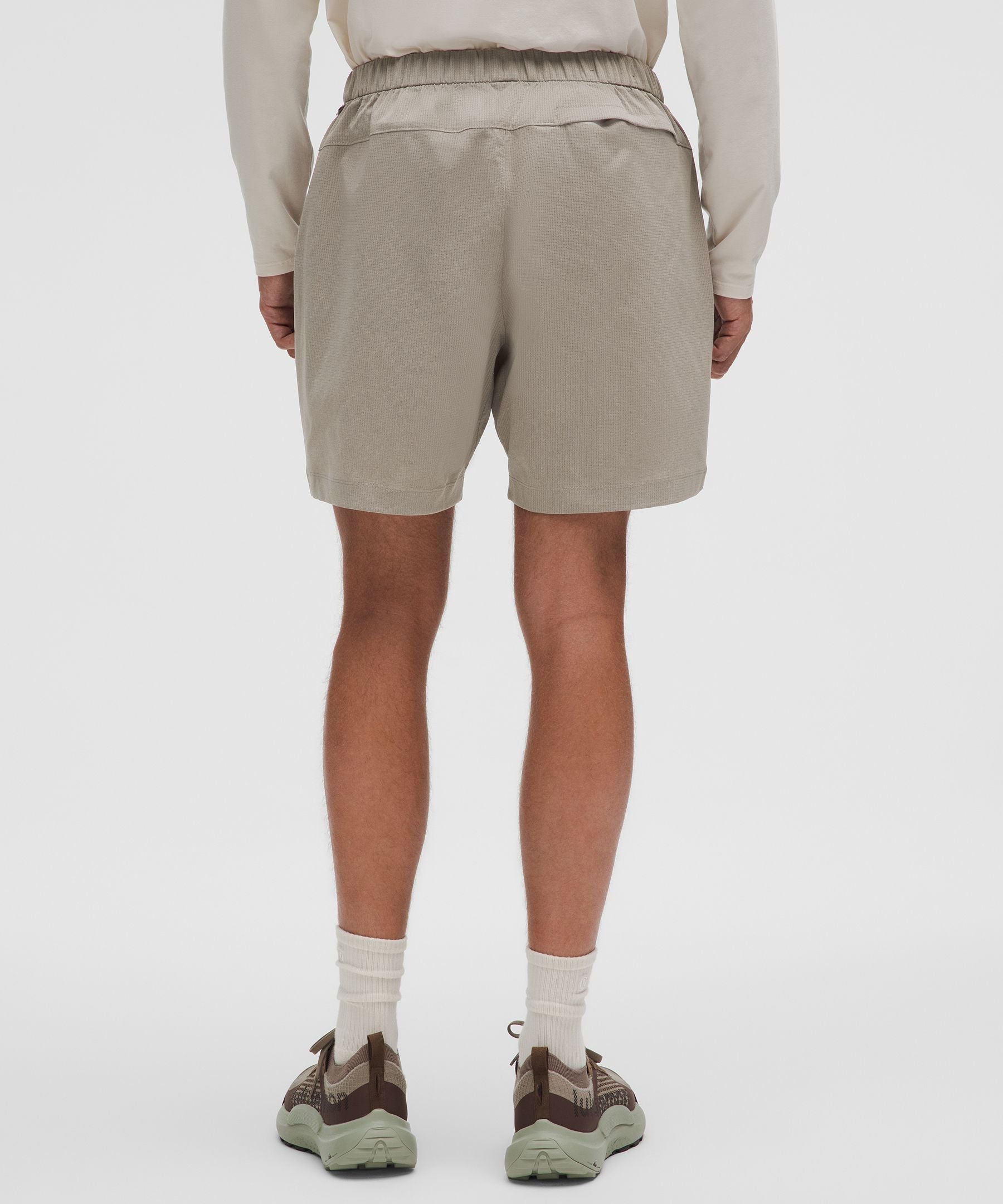 Lululemon ABC WovenAir Pull-On Short 7" Warm Ash Grey