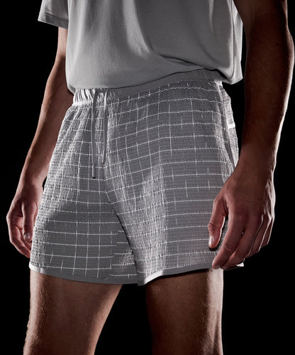 Lululemon Mile Maker Reflective Linerless Short 6" Silver Drop