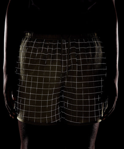 Lululemon Mile Maker Reflective Linerless Short 6" Bay Leaf
