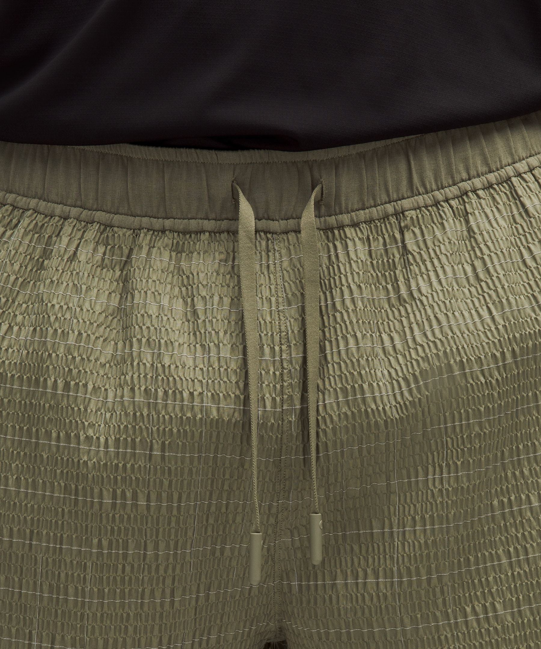 Lululemon Mile Maker Reflective Linerless Short 6" Bay Leaf