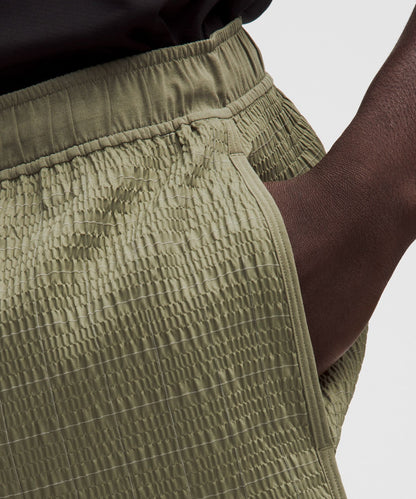 Lululemon Mile Maker Reflective Linerless Short 6" Bay Leaf