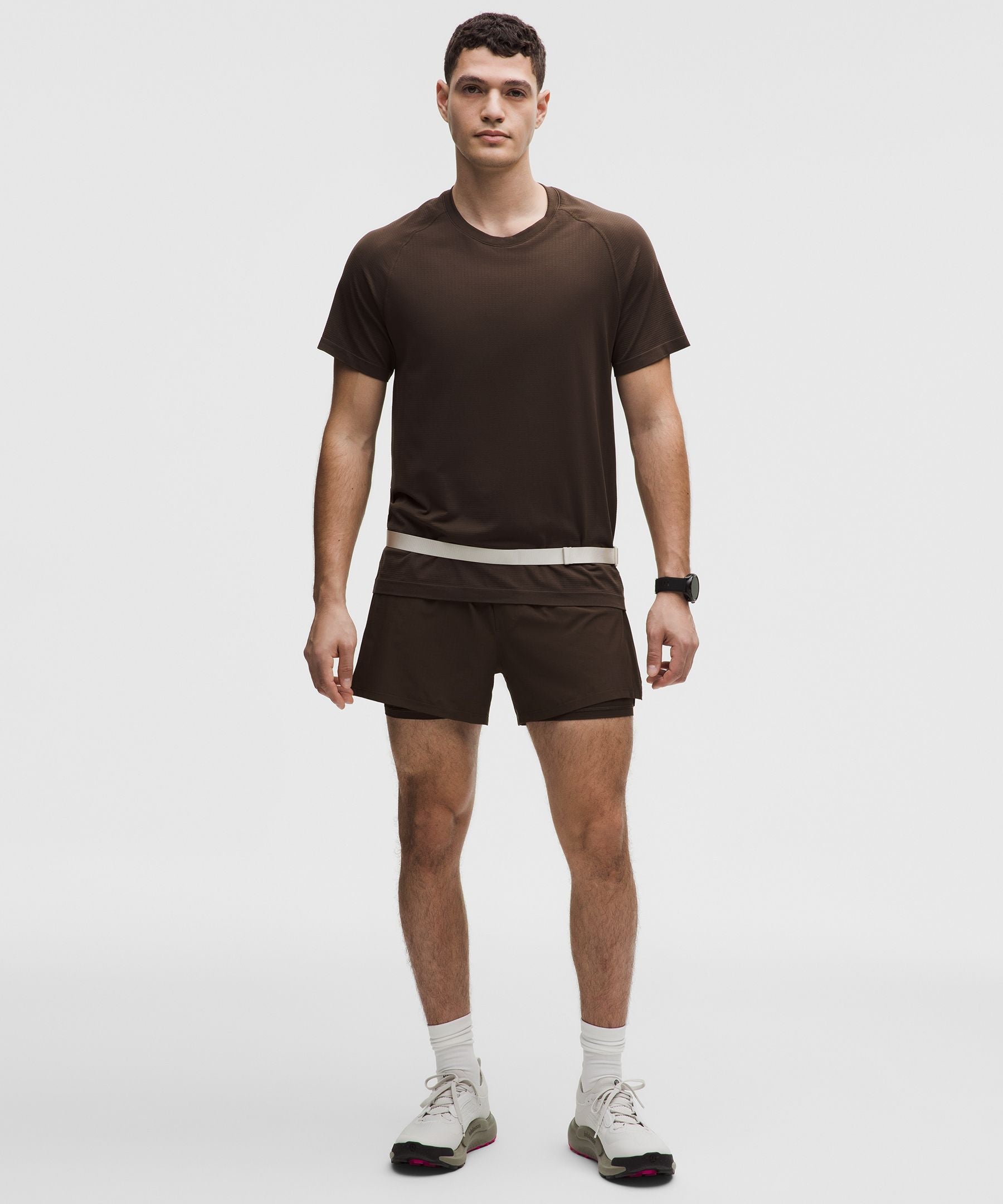 Lululemon Mile Maker Ripstop Lined Short 4"