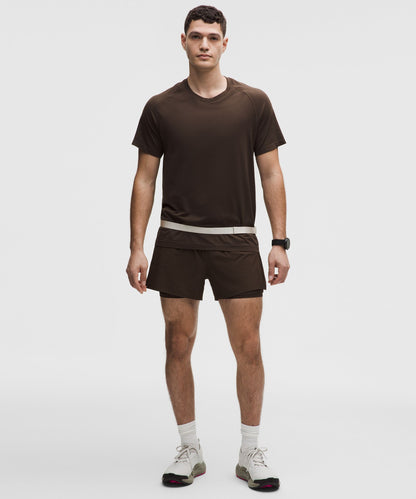Lululemon Mile Maker Ripstop Lined Short 4"