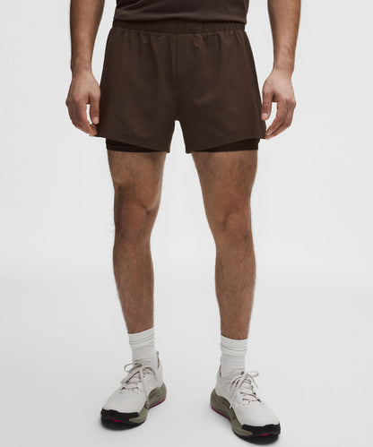 Lululemon Mile Maker Ripstop Lined Short 4"