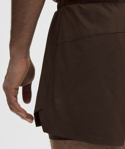 Lululemon Mile Maker Ripstop Lined Short 4"