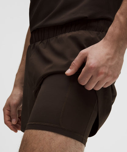 Lululemon Mile Maker Ripstop Lined Short 4"