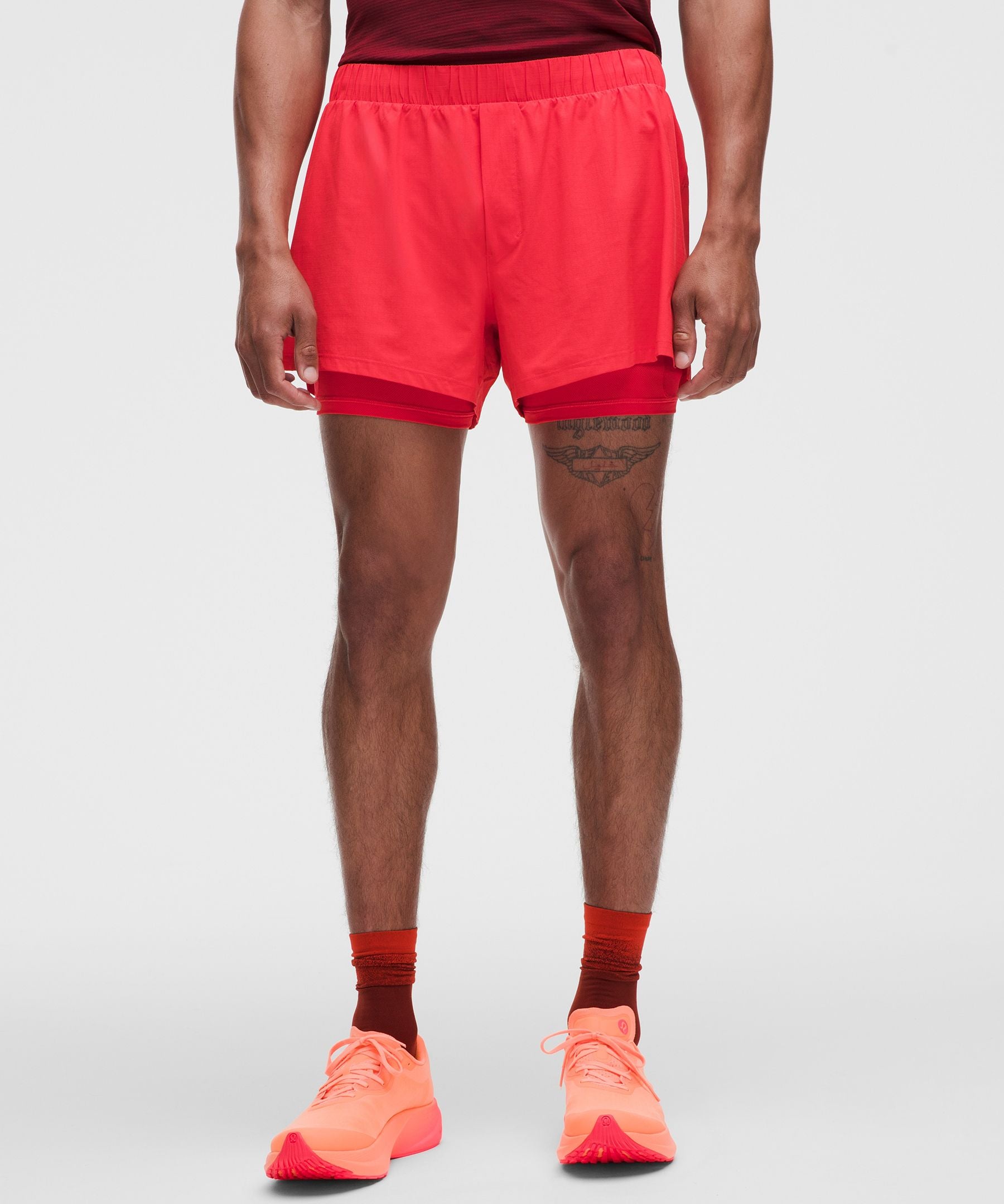 Lululemon Mile Maker Ripstop Lined Short 4"