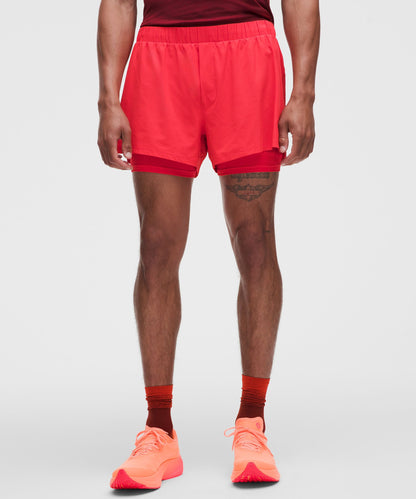 Lululemon Mile Maker Ripstop Lined Short 4"