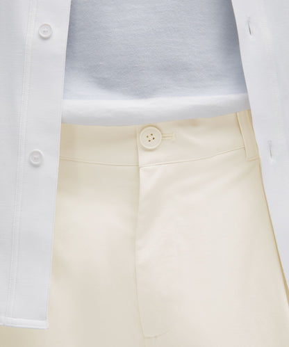 Lululemon Woven Relaxed-Fit Pleated Short 8"