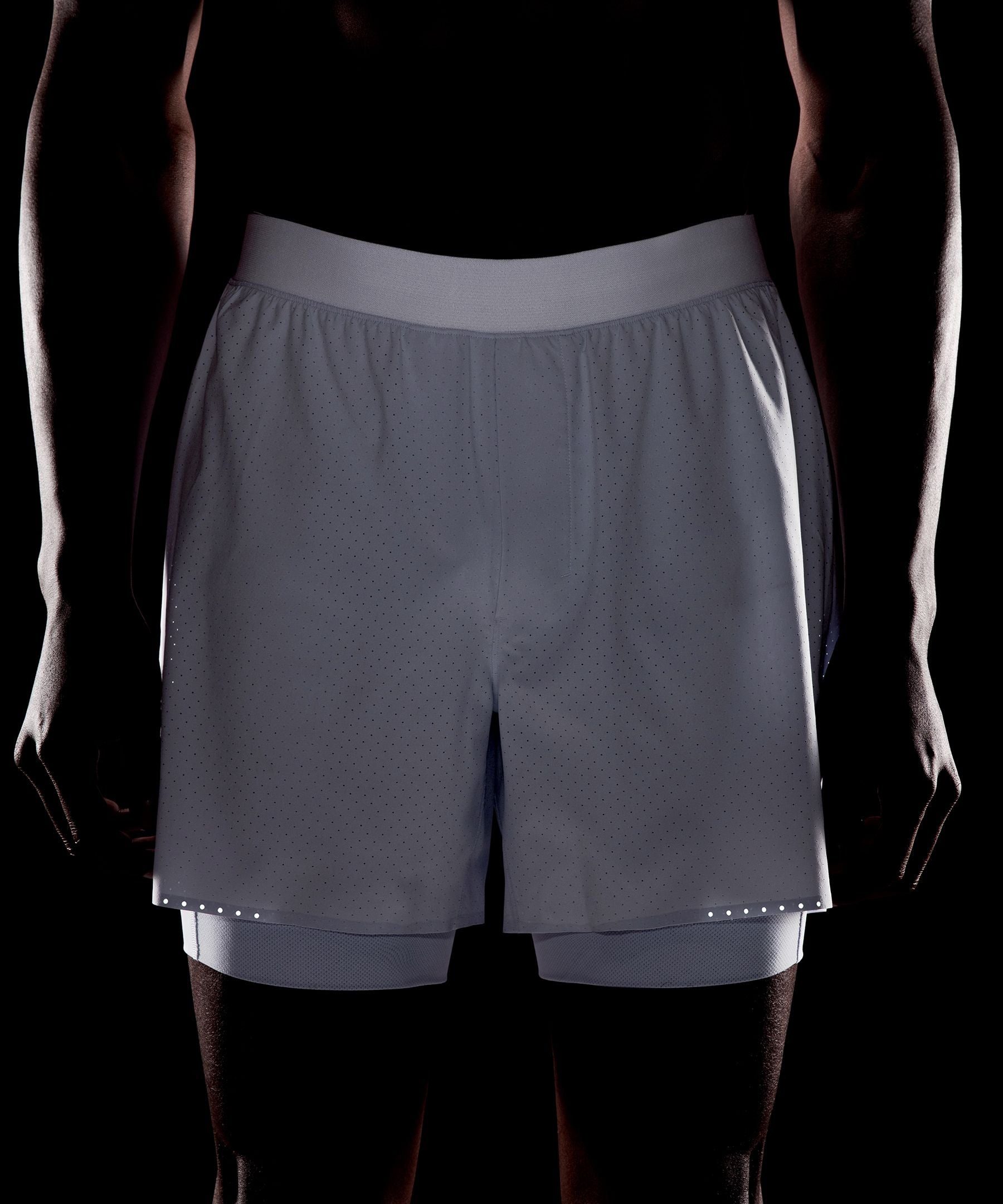 Lululemon Fast and Free Lined Running Short 5" Serene Blue