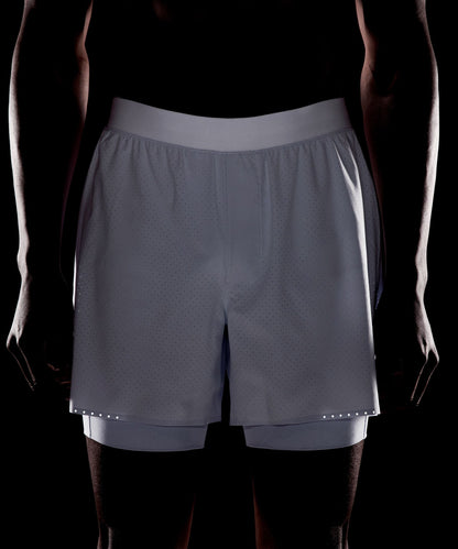 Lululemon Fast and Free Lined Running Short 5" Serene Blue